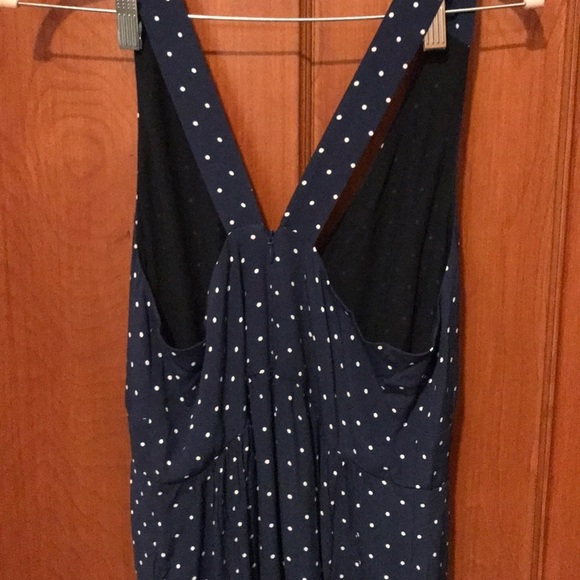 New without tags Navy Polka Dot Madewell Jumpsuit - Picture 4 of 4
